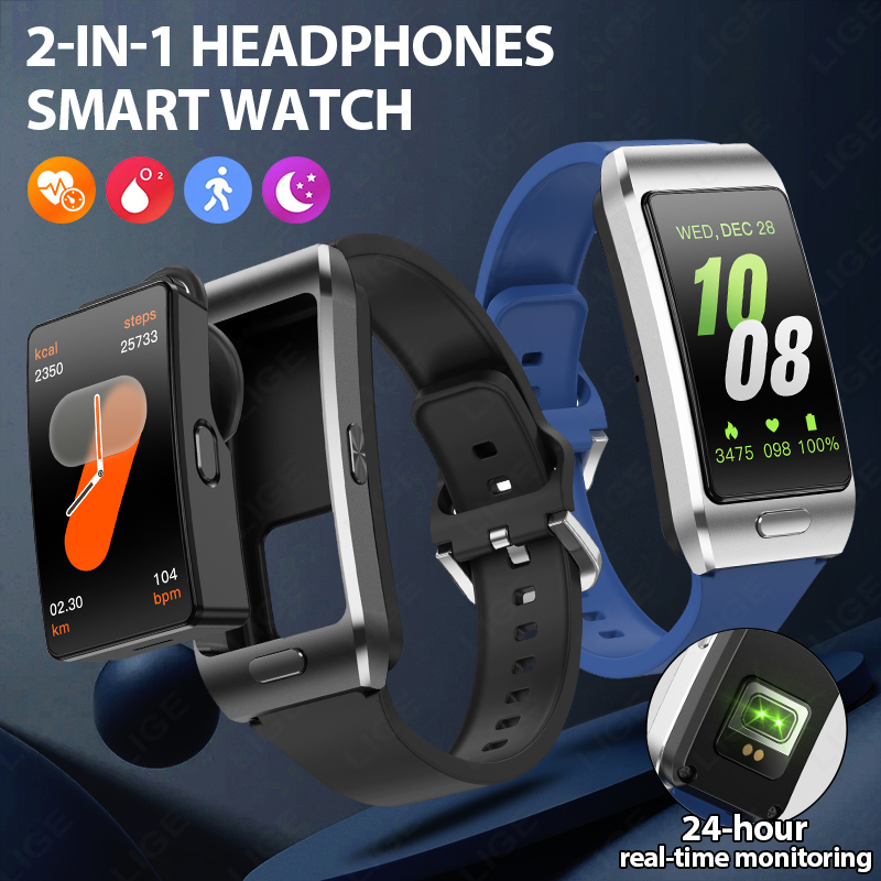 Wireless Earbuds Tws - Nouvelle montre connectée LIGE avec écouteurs