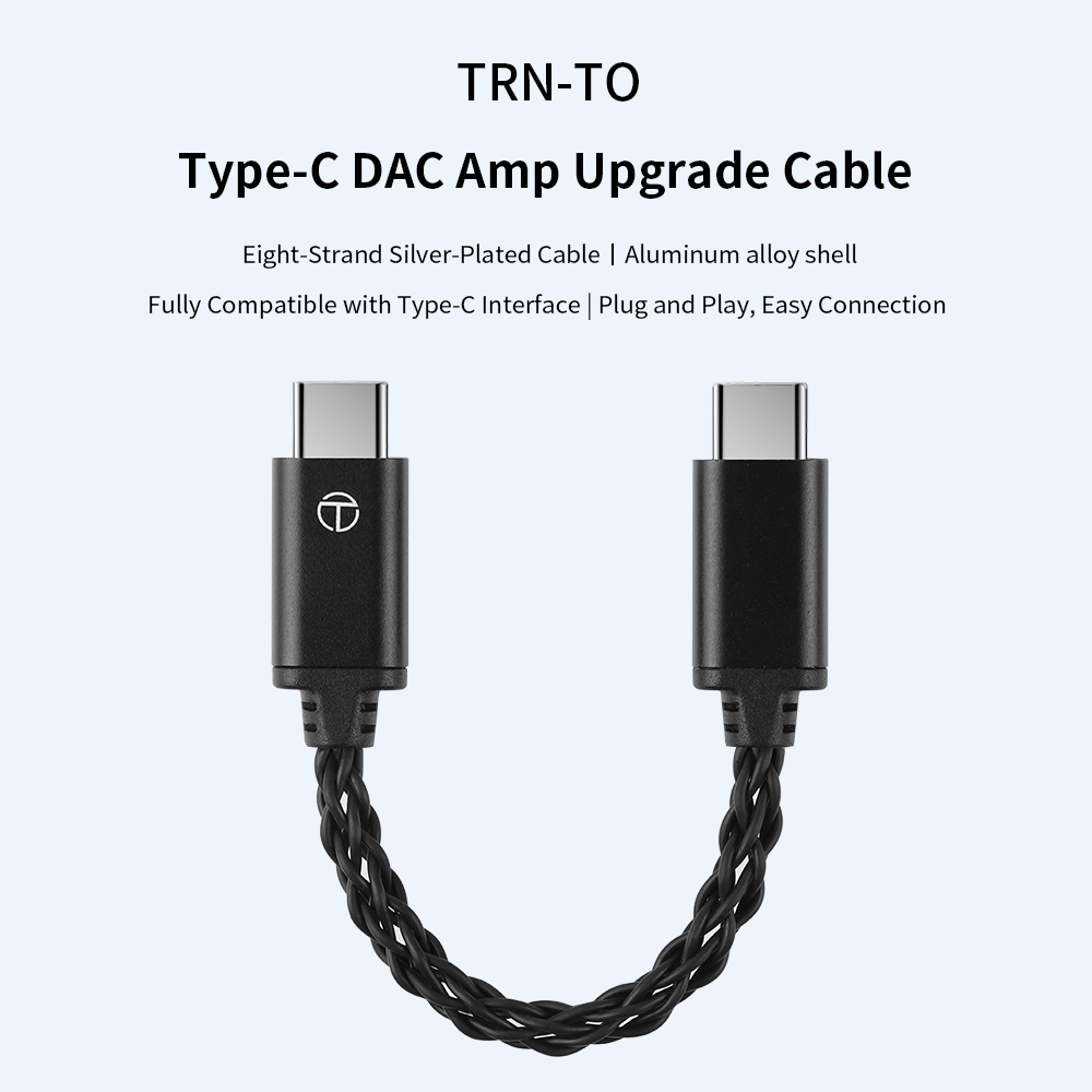 Usb C Earphone - TRN vers ligne de Conversion type-c