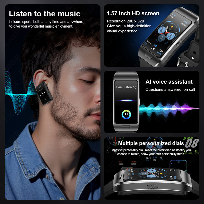 Nouvelle montre connectée LIGE - Wireless Earbuds Tws avis et prix