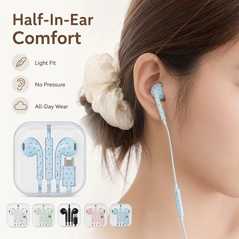 Écouteurs filaires mignons à p - Usb C Earphone avis et prix