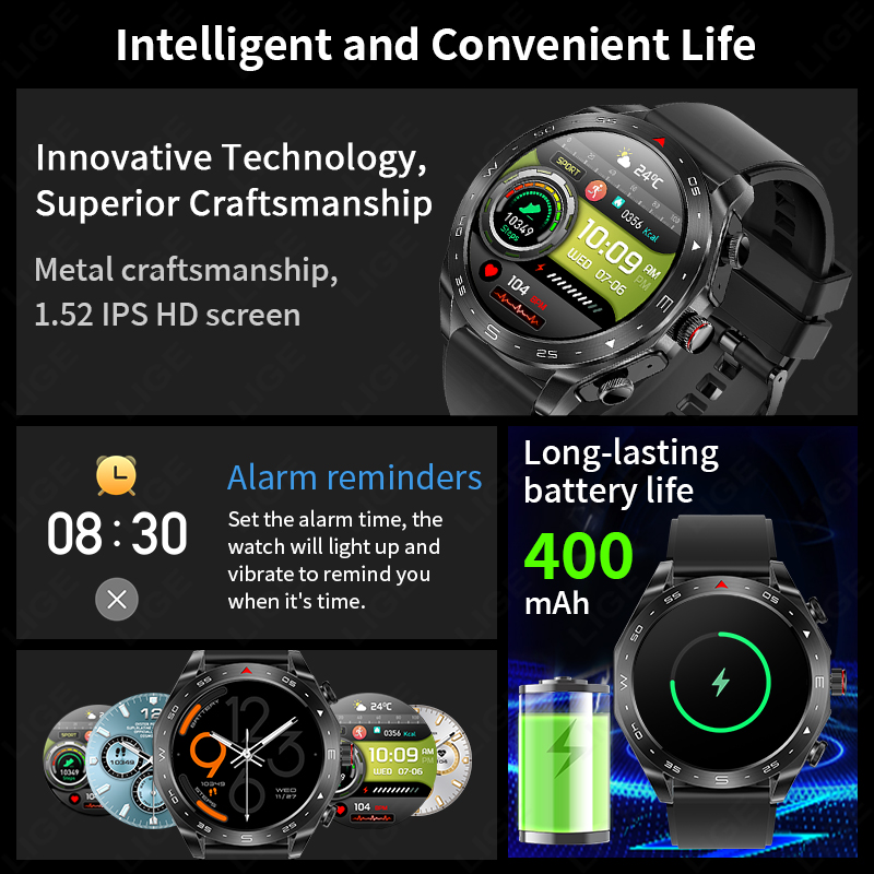 Montre intelligente LIGE TWS 2 - Wireless Earbuds Tws avis et prix